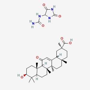 알란토인글리시레티닉애씨드 PubChem 분자구조식