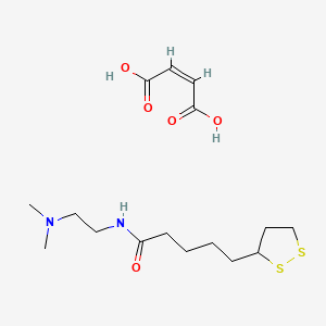 티옥타미도에틸다이메틸아민말리에이트 PubChem 분자구조식