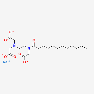 소듐라우로일에틸렌다이아민트라이아세테이트 PubChem 분자구조식