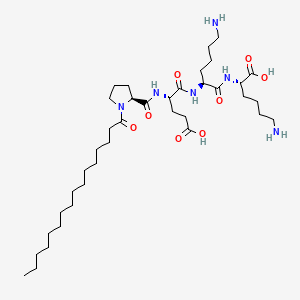 팔미토일테트라펩타이드-20 PubChem 분자구조식