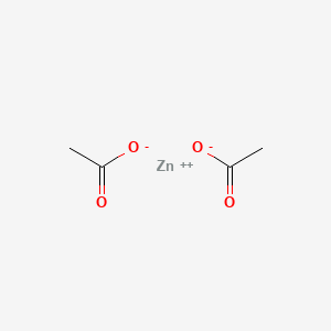 징크아세테이트 PubChem 분자구조식