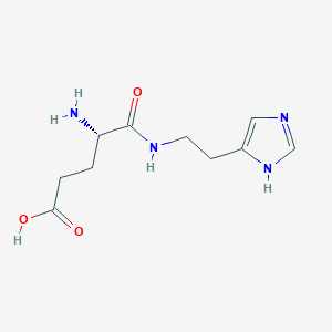 글루타밀아미도에틸이미다졸 PubChem 분자구조식