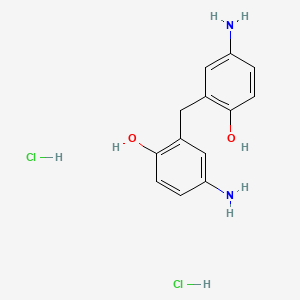 2,2'-메틸렌비스4-아미노페놀에이치씨엘 PubChem 분자구조식