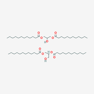 글리세릴다이라우레이트 PubChem 분자구조식