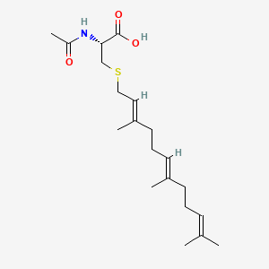 아세틸파네실시스테인 PubChem 분자구조식