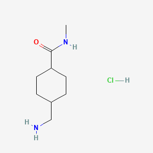 메틸아미노메틸사이클로헥세인카복사마이드에이치씨엘 PubChem 분자구조식