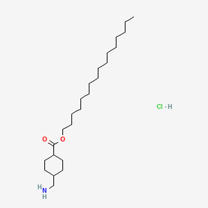 세틸트라넥사메이트에이치씨엘 PubChem 분자구조식