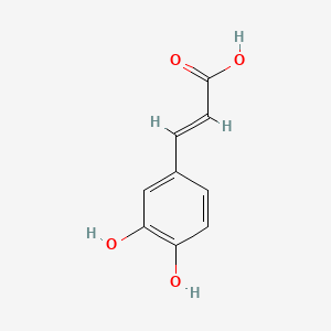 카페익애씨드 PubChem 분자구조식