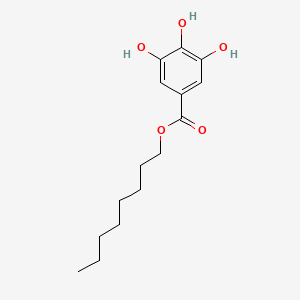 카프릴릴갈레이트 PubChem 분자구조식