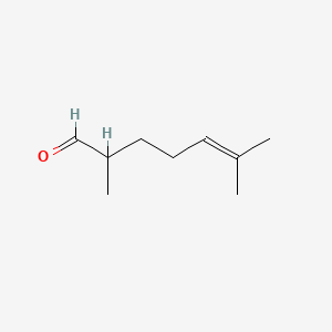 다이메틸헵텐알 PubChem 분자구조식