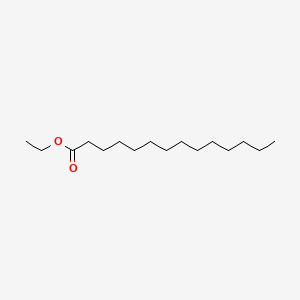 에틸미리스테이트 PubChem 분자구조식