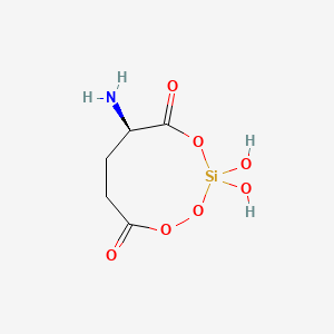 실레인트라이올글루타메이트 PubChem 분자구조식
