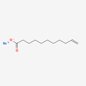 소듐운데실레네이트 PubChem 분자구조식