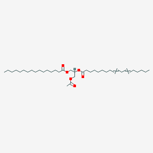 아세틱/리놀레익/팔미틱트라이글리세라이드 PubChem 분자구조식
