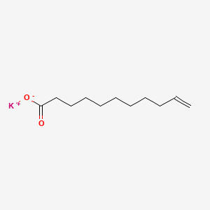 포타슘운데실레네이트 PubChem 분자구조식