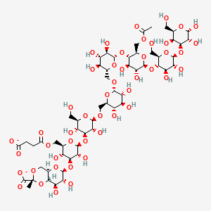 석시노글리칸 PubChem 분자구조식