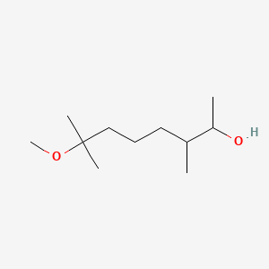 메톡시트라이메틸헵탄올 PubChem 분자구조식