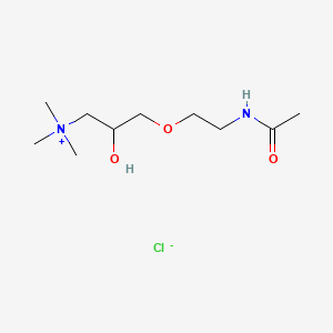아세타미도에틸피지-트라이모늄클로라이드 PubChem 분자구조식