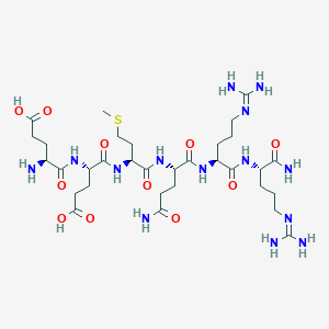 헥사펩타이드-3 PubChem 분자구조식