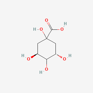 퀴닉애씨드 PubChem 분자구조식