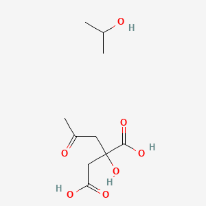 아이소프로필시트레이트 PubChem 분자구조식