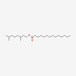 아이소데실미리스테이트 PubChem 분자구조식
