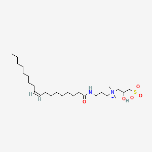 올레아미도프로필하이드록시설테인 PubChem 분자구조식