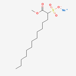 소듐메틸미리스테이트설포네이트 PubChem 분자구조식