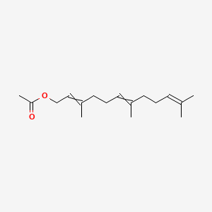 파네실아세테이트 PubChem 분자구조식