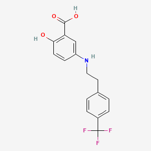 트라이플루오로메틸페네틸메살라진 PubChem 분자구조식