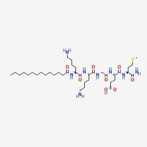 미리스토일펜타펩타이드-11 PubChem 분자구조식
