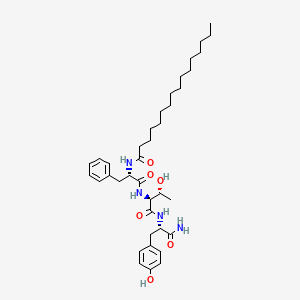 팔미토일트라이펩타이드-54아마이드 PubChem 분자구조식