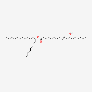옥틸도데실리시놀리에이트 PubChem 분자구조식