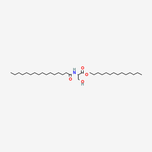 팔미토일미리스틸세리네이트 PubChem 분자구조식