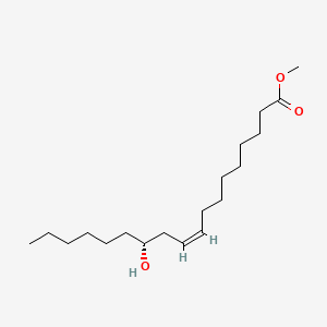 메틸리시놀리에이트 PubChem 분자구조식