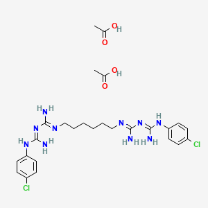 클로헥시딘다이아세테이트 PubChem 분자구조식
