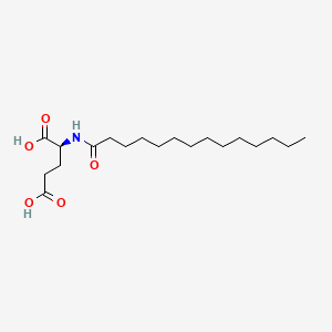 미리스토일글루타믹애씨드 PubChem 분자구조식