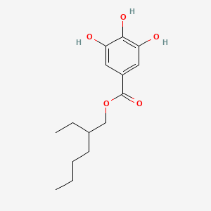 에틸헥실갈레이트 PubChem 분자구조식