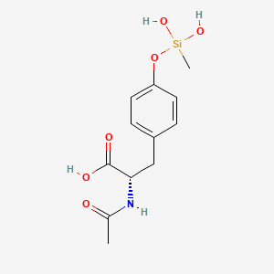 메틸실란올아세틸타이로신 PubChem 분자구조식