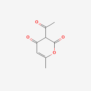 데하이드로아세틱애씨드 PubChem 분자구조식