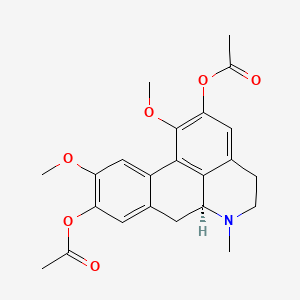 다이아세틸볼딘 PubChem 분자구조식