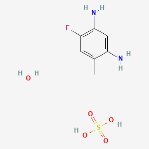 4-플루오로-6-메틸-m-페닐렌다이아민설페이트 PubChem 분자구조식