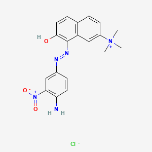 염기성갈색17호 PubChem 분자구조식