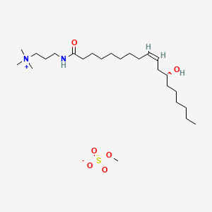 리시놀레아미도프로필트라이모늄메토설페이트 PubChem 분자구조식
