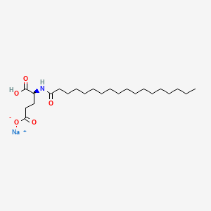 소듐스테아로일글루타메이트 PubChem 분자구조식