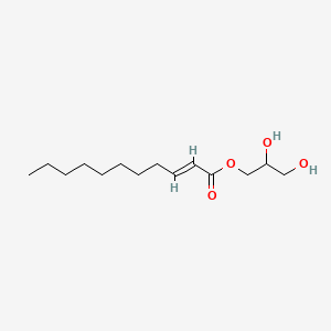 운데실레닉글리세라이즈 PubChem 분자구조식