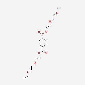 비스-에톡시다이글라이콜사이클로헥산1,4-다이카복실레이트 PubChem 분자구조식