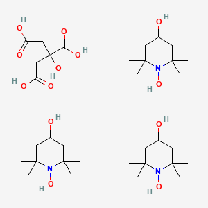 트리스(테트라메틸하이드록시피페리딘올)시트레이트 PubChem 분자구조식