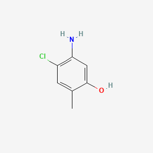 5-아미노-4-클로로-o-크레솔 PubChem 분자구조식