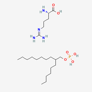 알지닌헥실데실포스페이트 PubChem 분자구조식